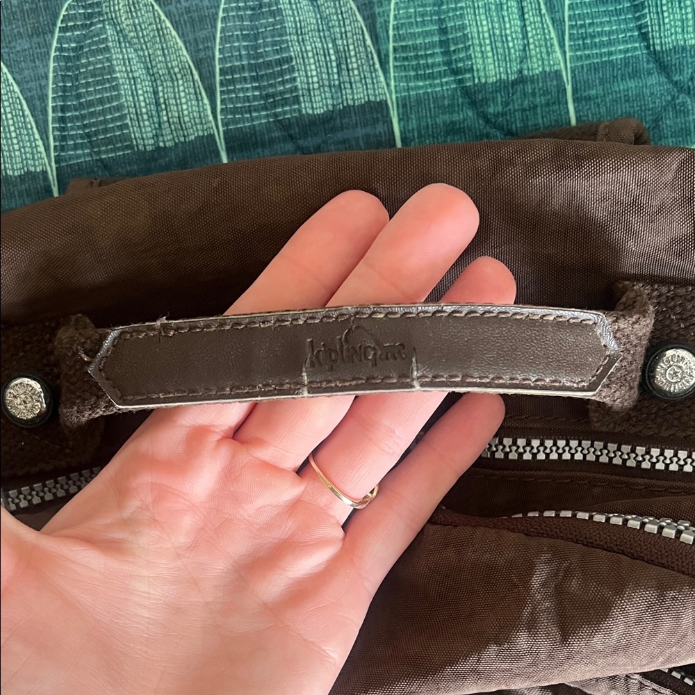 Kipling Brown Backpack Without Keychain - image 4